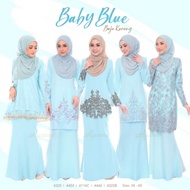 RAYA 2024🔥 BAJU RAYA BABY BLUE/ BAJU KURUNG BABY BLUE/ TEAM RAYA BABY BLUE/ BAJU KURUNG PLUSSIZE/ BA