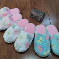 Flannel Butterfly Cotton Slippers Home Floor Soft Slippers Indoor Slippers Cixi