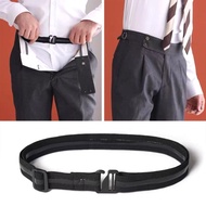 Pinfine Hook Fastener Fixation Belt Adjustable Lazy Pants Belt All Age Shirt Fixing Belt