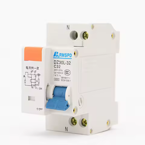 DZ30LE TPNL DPNL 230V 1P+N Residual current Circuit breaker with 10A 16A 20A 32A current Leakage pro