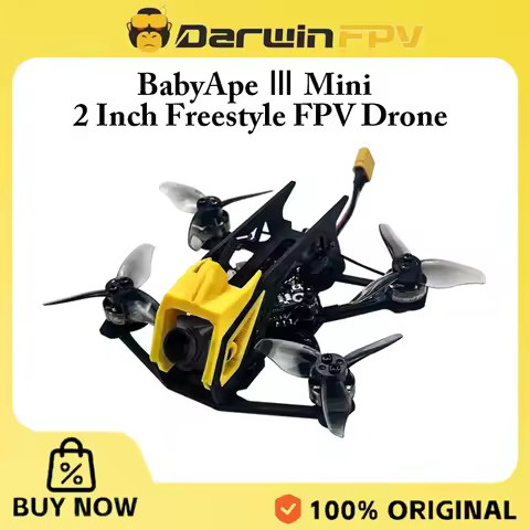 DarwinFPV BabyApe Ⅲ Mini 2 Inch ELRS 2.4G Freestyle FPV Drone Analog VTX, Walksnail Avatar VTX, DJI
