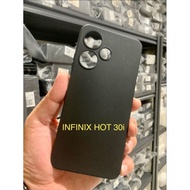 P/B- CASE CASING SOFT CASE FLEXIBLE PREMIUM BLACK BLACK MATTE DOFF INFINIX HOT 30 HOT 30I