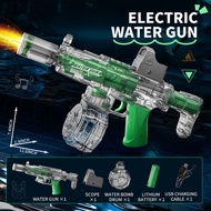 Second-Generation mp5 Electric Water Gun High-Speed Burst Linkage Back to Load Summer Water Splashin