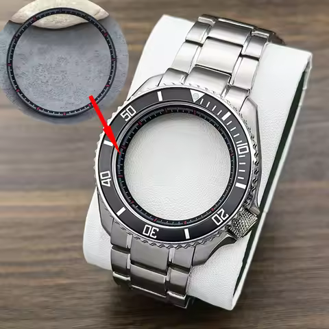 42mm NH35 Case SKX007 SRPD Case Flat Sapphire Glass With Steel Strap Fits NH35 NH36 4R 7S26 Movement