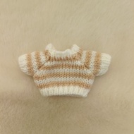 10cm Doll Baby Clothes Clothes Cotton Accessories Master Doll Sweater Doll Stripes 11.30