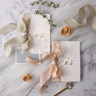 [Premium European Style] Wedding Vow Card Handwritten Wedding Card Declaration Vow Speaking Book Vow