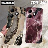 HP Itel A90 / A80 / A70 / A50 / A60 / A60S / A49 Phone Case with Modern Aesthetic Marble Motif - Ite