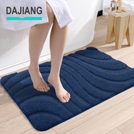 Dajiang màu trơn Thảm nhà tắm thấm nước Máy sàn phòng tắm mat