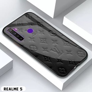 Realme 5 5i Case C3 Casing LV Brand Motif Aesthetic Custom Image Current Design Aesthetic Cool Hardc