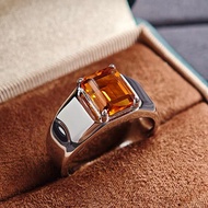 [4ct Orange Citrinenatural] - Natural Gems Authentic 18K Goldnatural/24K Gold PREMIUM Custom Jewelry