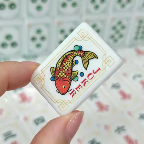 160 Tiles American Mahjong Set Premium Acrylic Mah Jong Game Complete Set 4 Players Leisure Board Ga