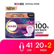 Kotex Proactive Guard Overnight Wing 41cm (20s + 2s)