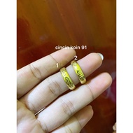 Brass Metal Coin Ring