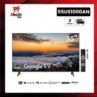 Aconatic ทีวี 55 นิ้ว 4K HDR10 Google TV รุ่น 55US1000AN ระบบปฏิบัติการ Google/Netflix & Youtube Wif