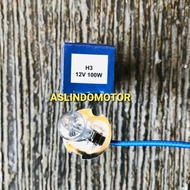 H3 Headlight Bulb H3 Halogen Headlight Bulb 12v/100W Cable