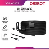 OBSBOT 20 METER (65FT) USB-A TO USB-C 3.0 CABLE (OBS-20MUSBATOC)