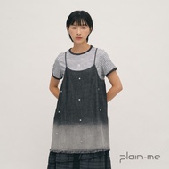 Plain-me [SAAKO Gypsophila] Denim Vest Gradient Vest Sleeveless Top [SAA0129-261]