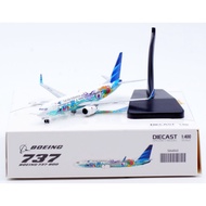 SA4043 Alloy Collectible Plane JC Wings 1:400 Garuda Indonesia Boeing B737-800 "Pokemon" Diecast Air