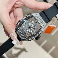 Dial Rotating Rubber Strap Women's Watch 9 * 30731