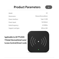 TTLOCK Smart Card Encoder NFC 13.56M M1 IC Card Reader RFID Chip Scanner for TT Hotel TT Renting Sys