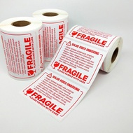 CodeR7d7C Sticker Fragile Label Mandatory Video Unboxing Sticker Shipping Online Shop 6 x 8 cm (1 ro