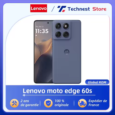 Global ROM Lenovo moto edge 60s motorola edge 60s MTK Dimensity 7400 5500mAh Battery 68W NFC CN Vers