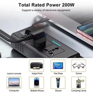 Car 220V Inverter 12 To 220 Voltage Power Converter Car Inverter For 12V Vehicles