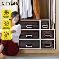 Citylife 25L Stackable Storage Chest Drawers box Home Organizer Drawer Plastic Cabinet G-5203