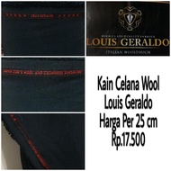 Kain Celana Wool Louis Geraldo 250s , harga per 25 cm = 17.500, minimal pesanan 1 meter = 70.000