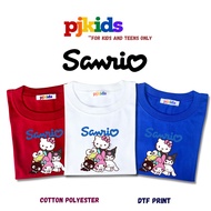 SANRIO ALL CAST 2 II CHARACTER TSHIRT II KIDS 2-10 Y/O TEENS 10-17 Y/0 II PJKIDS