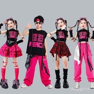 Kids hip hop costume, boys hip hop outfit, girls dopamine clothing, jazz dance outfit, trendy dancew