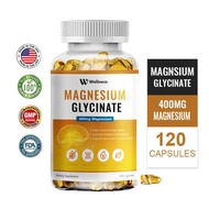 Wellness Magnesium Glycinate 400mg Supplement 120pcs