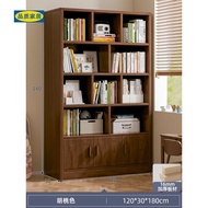 HY-JD Eco Ikea【Official direct sales】Solid Wood Bookshelf Floor Shelf Multi-Layer Living Room Wall Cabinet Locker 0H3T