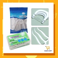 CASA CART Floss Gigi Superfine Penjagaan Mulut Floss Pergigian Picks Flosser Picks Tusuk Gigi Stick 