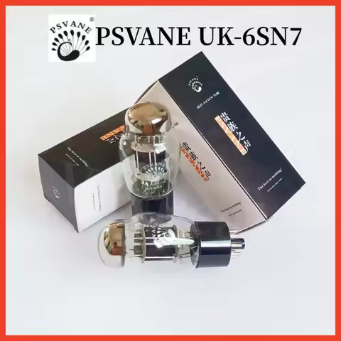 PSVANE UK-6SN7 Electron Vacuum Tube Replace 6SN7 CV181 6N8P 6H8C 5692 WE6SN7 6SN7GT 6SN7C HIFI Audio
