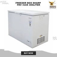 FREEZER BOX SHARP FRV 310X 300LITER NEGO GARANSI RESMI FRV310X