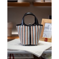 Handbag Women H3 CANVAS Vegetable Basket Leather sling bag women Shoulder bag crossbody bag