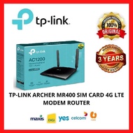 TP-LINK ARCHER MR400 SIM CARD 4G LTE MODEM ROUTER