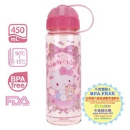 SANRIO - Hello Kitty 450ml 雙開口設計膠水樽/直飲水壺