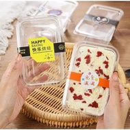 (10pc) Desert box tiramisu desert mica box/ clear mica cake/ korean desert mica cake/