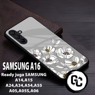 Case hp SAMSUNG A16 - softcase glossy shine -GC 11 - FLOWER Motif/casing SAMSUNG A16/kesing SAMSUNG 