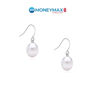 925 Silver Natural Pearl Classic Dangle Earrings | MoneyMax Jewellery | MPE002