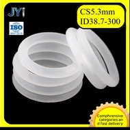 O-ring gasket CS5.3mm*ID38.7-300mm O-ring white silicone seal ring food grade seal waterproof rubber