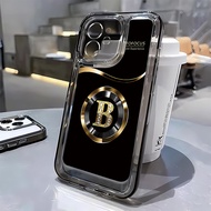 3 in1 luxury Letter B Case For Oppo Reno 10 10pro 9 9pro1111f 11pro 12 12pro12f Transparent Phone Ca