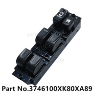 WEILL 3746100XK80XA89 FR DOOR WINDOW SW W/PANEL ASSY LH (Without anti-clip function) FOR GREAT WALL 