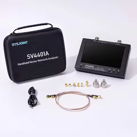 SV4401A 7 inch Touch LCD 50KHz ~4.4GHz Vector Network Analyzer HF VHF UHF Antenna Analyzer Upgrade o