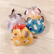 束口小布包 | 貓手作 | 耳機包, AirPods包, 零錢包, 充電線包