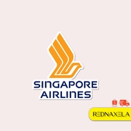 Singapore Airlines Vinyl Stickers 2 Outdoor Luggage Stickers Waterproof Sticker