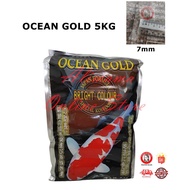 5KG OCEAN GOLD KOI FISH FOOD 7MM SIZE:L FLOATING