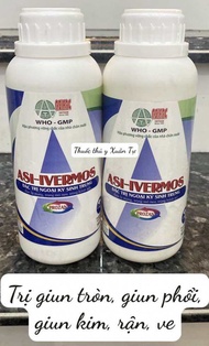 [ THÚ Y ] 1 chai ASI - IVERMOS tri giun tròn giun phổi giun kim rận ve